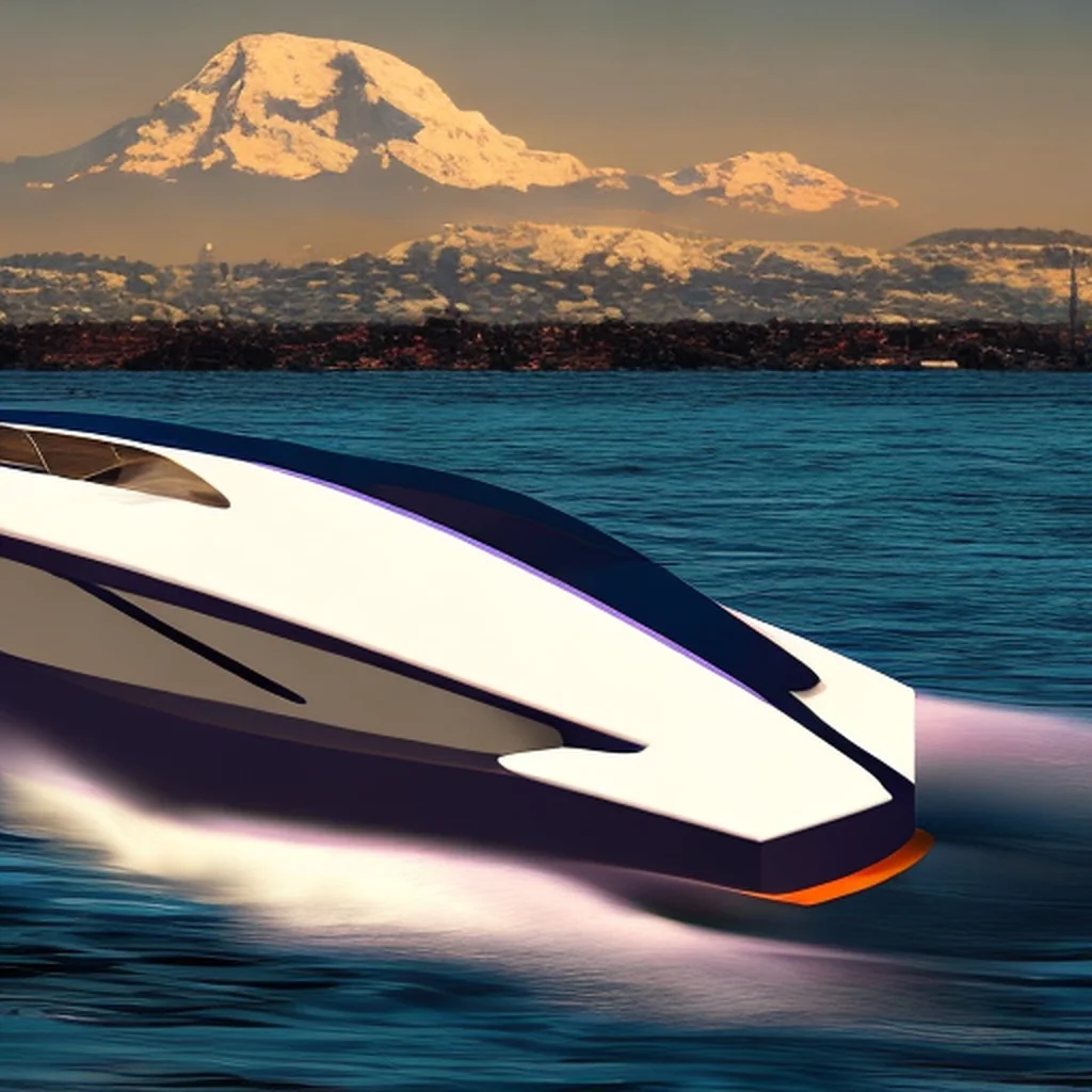 A big , fast electric boat made in Seattle could whisk the ultra rich to and from their megayachts. 

Let’s create an engaging and compelling title.