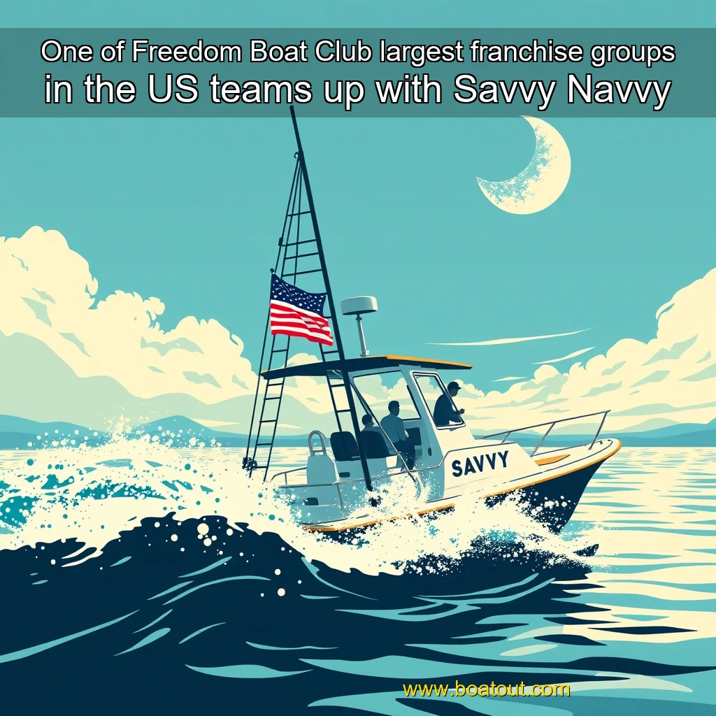 One of Freedom Boat Club largest franchise groups in the US teams up with Savvy Navvy