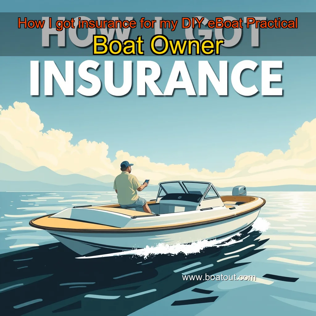 How I got insurance for my DIY eBoat  Practical Boat Owner