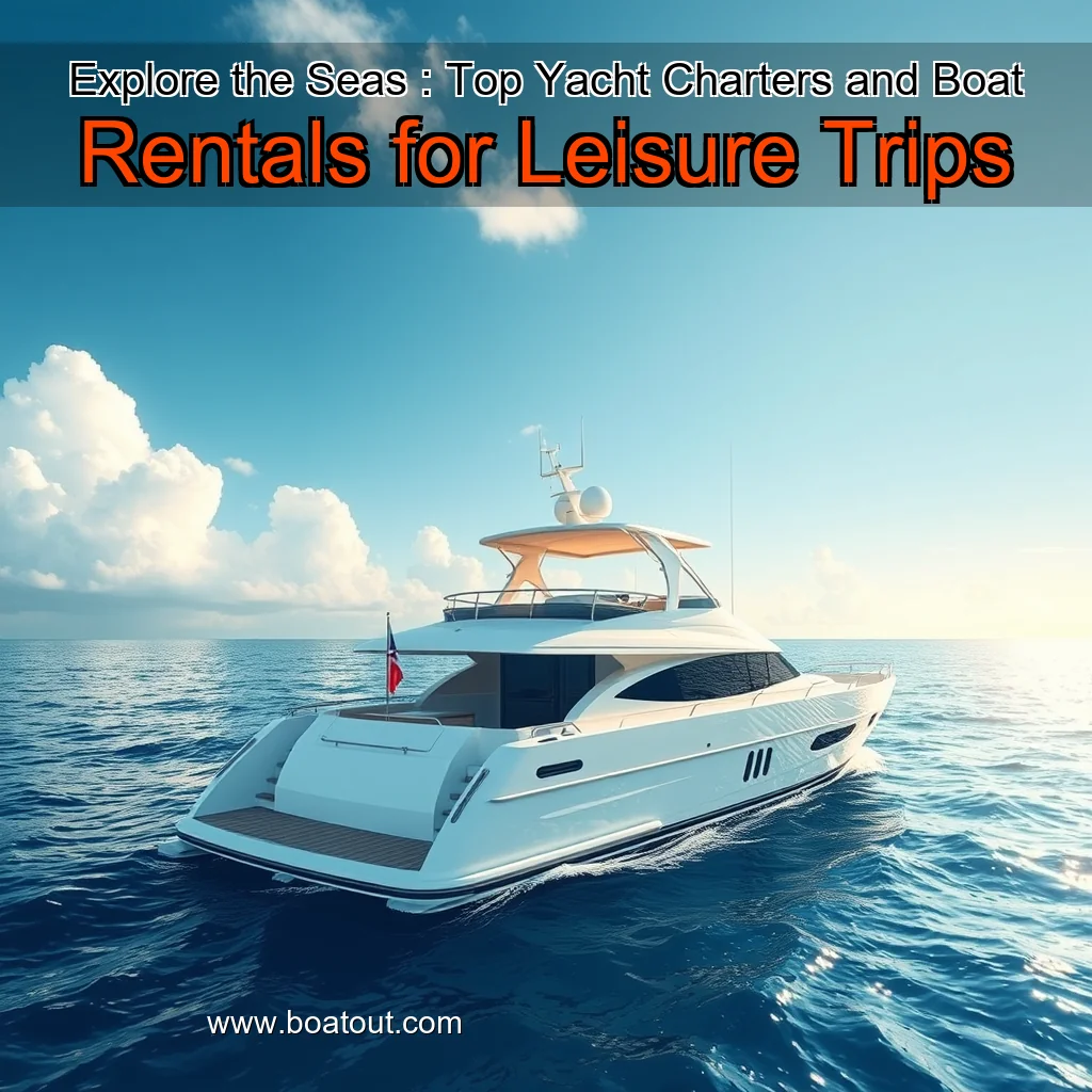 Explore the Seas : Top Yacht Charters and Boat Rentals for Leisure Trips