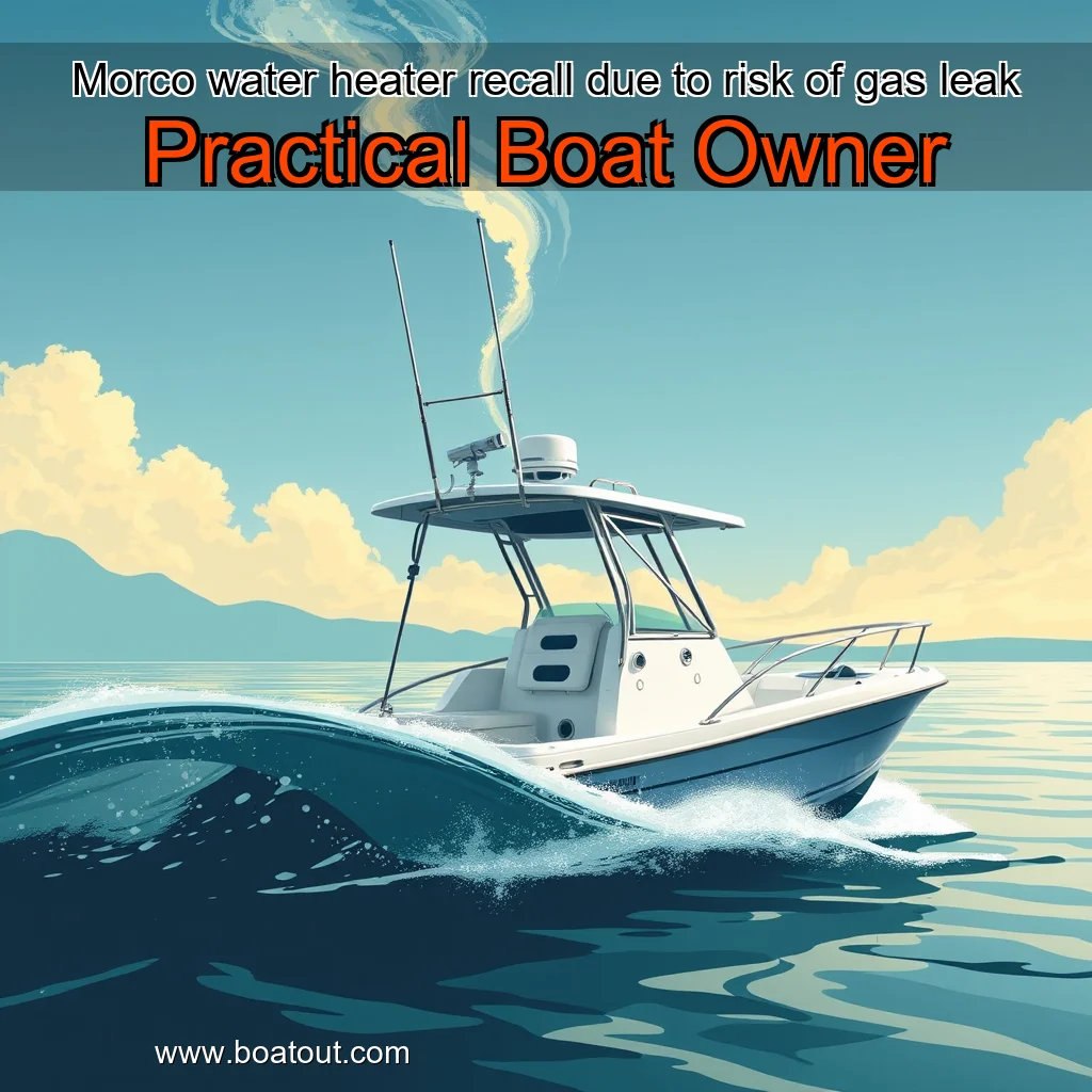 Morco water heater recall due to risk of gas leak  Practical Boat Owner
