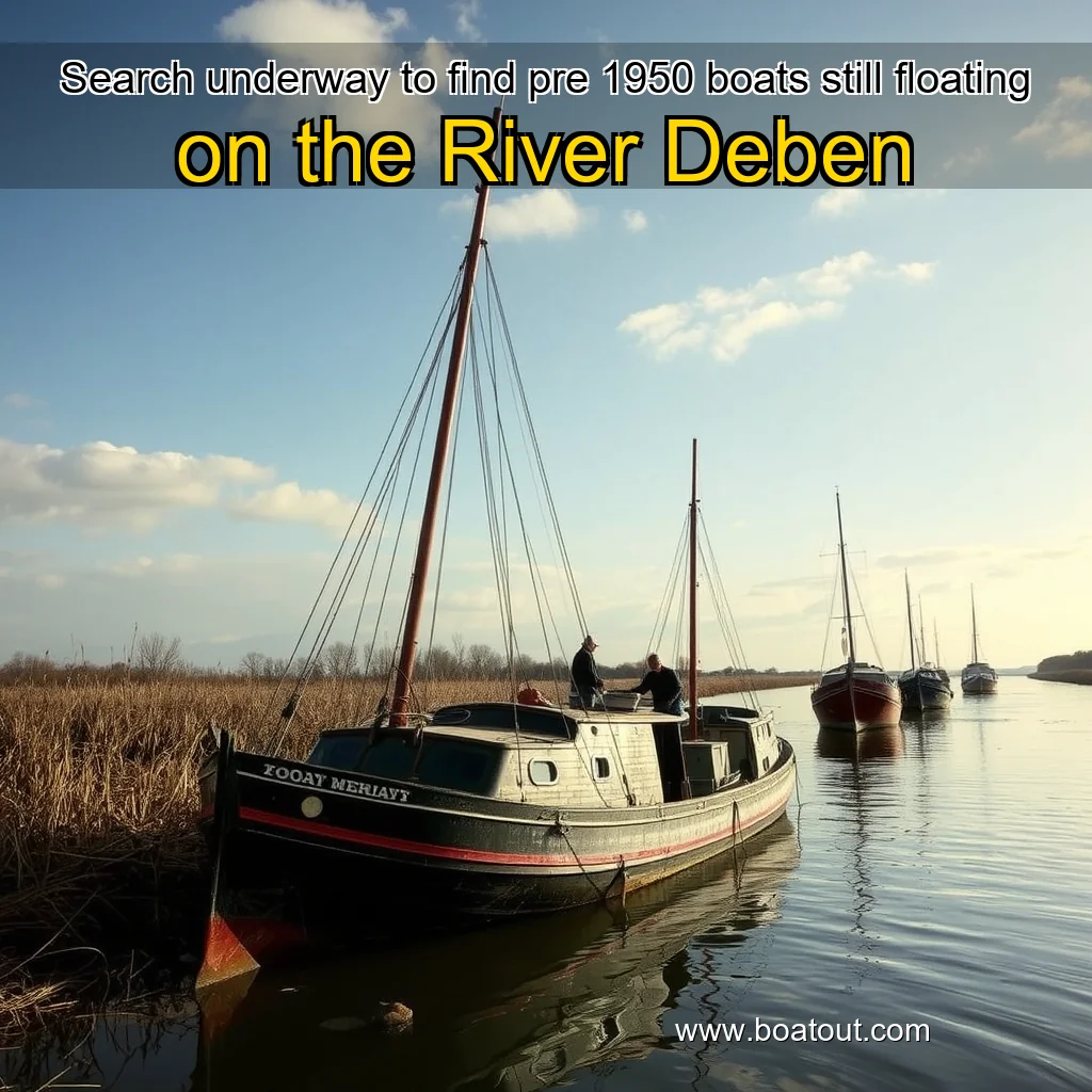 Search underway to find pre  1950 boats still floating on the River Deben