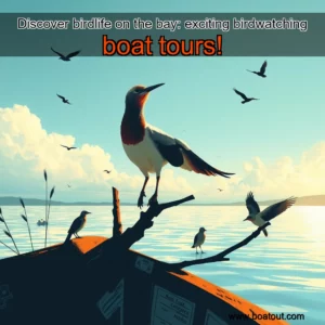 Artistic representation for Discover birdlife on the bay: exciting birdwatching boat tours!