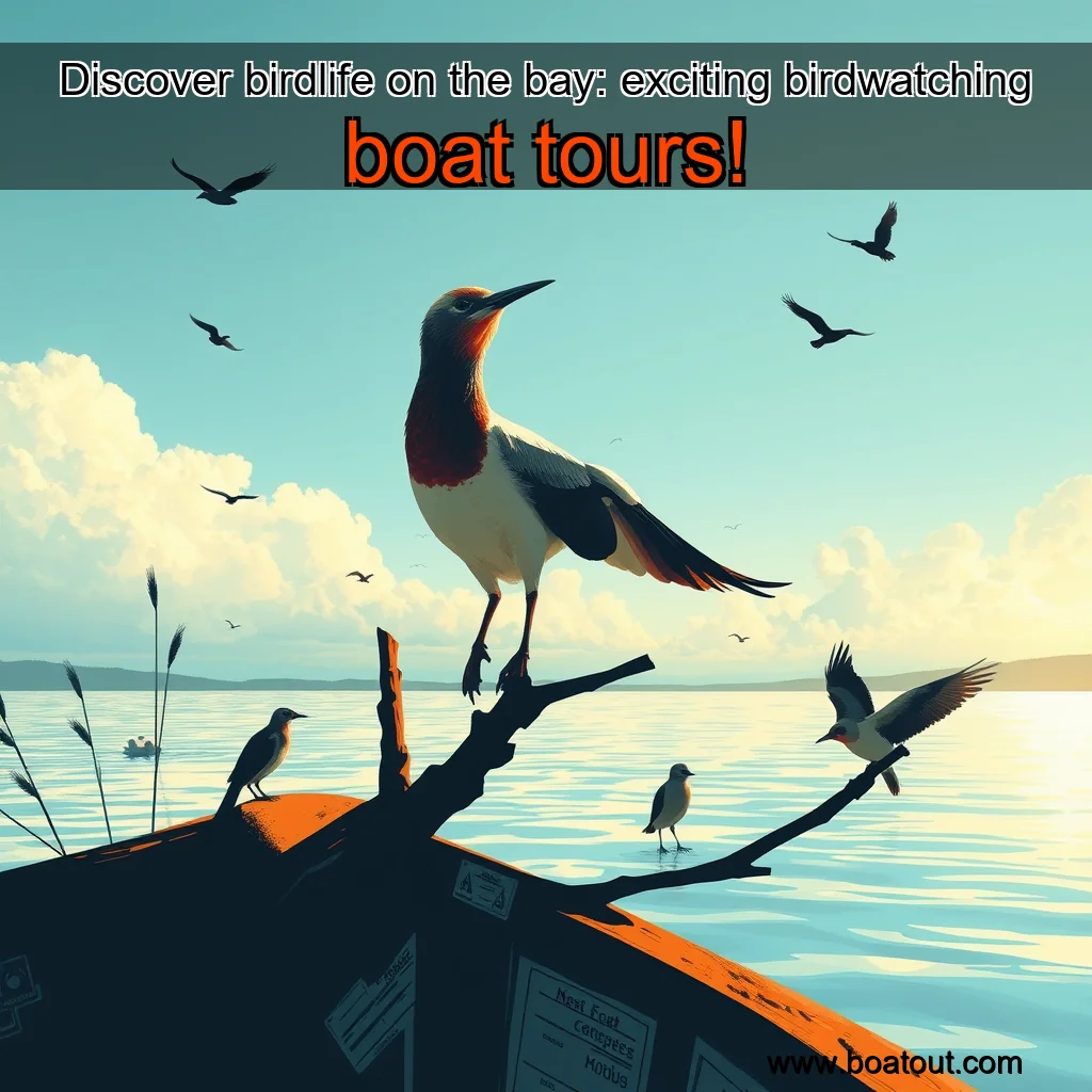 Discover birdlife on the bay: exciting birdwatching boat tours!
