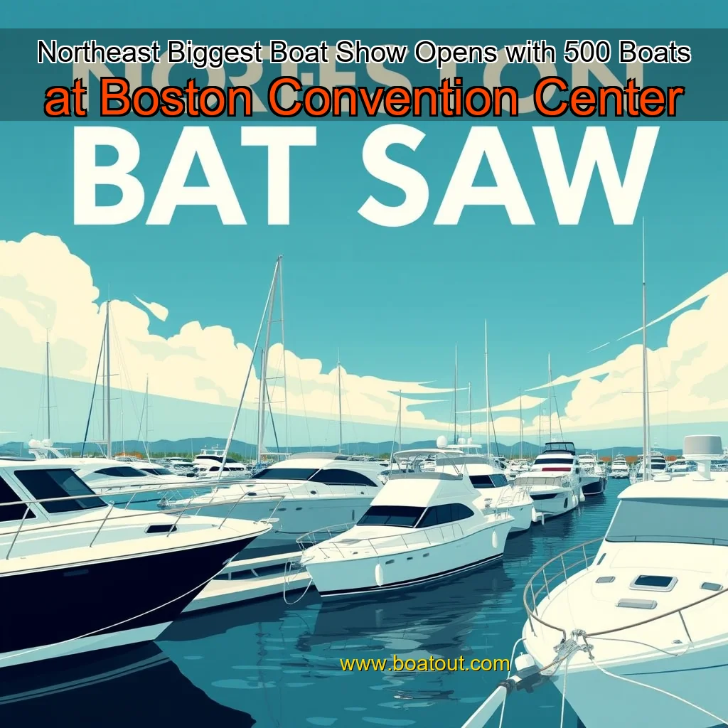 Northeast Biggest Boat Show Opens with 500 Boats at Boston Convention Center