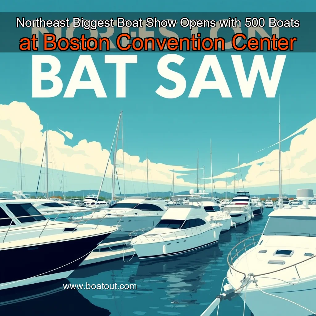 Northeast Biggest Boat Show Opens with 500 Boats at Boston Convention Center