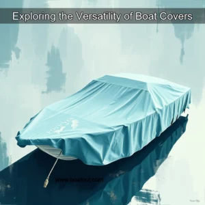 Artistic representation for Exploring the Versatility of Boat Covers