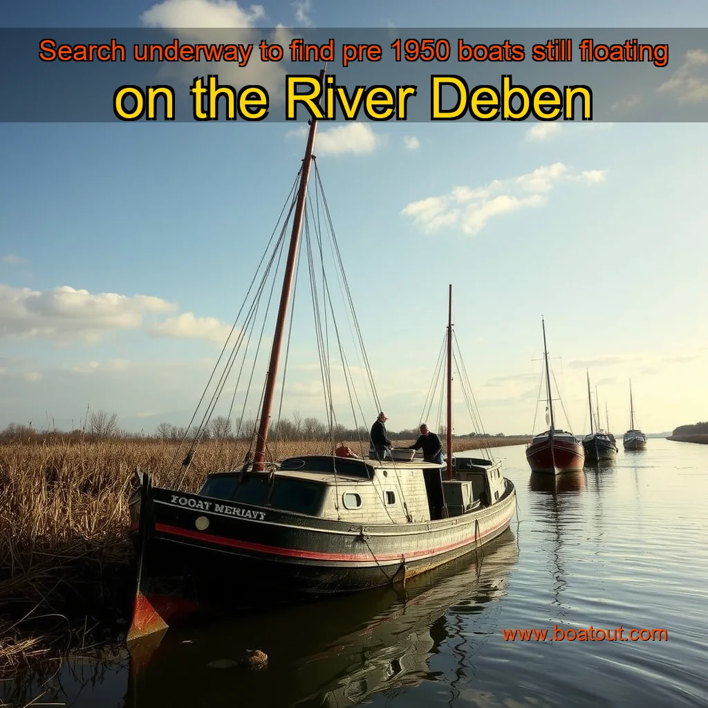 Search underway to find pre  1950 boats still floating on the River Deben