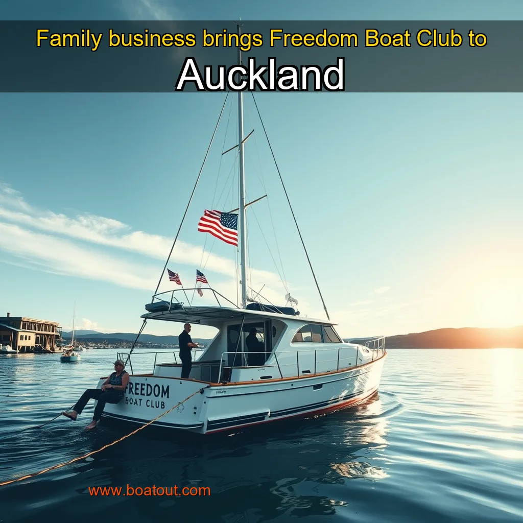 Family business brings Freedom Boat Club to Auckland
