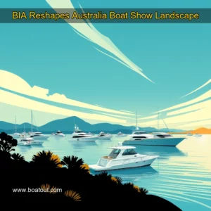 Artistic representation for BIA Reshapes Australia Boat Show Landscape