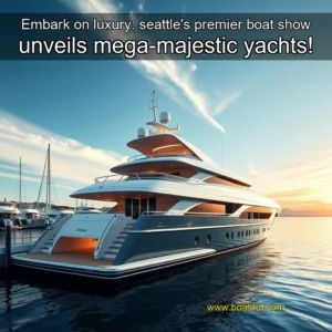 Artistic representation for Embark on luxury: seattle's premier boat show unveils mega-majestic yachts!