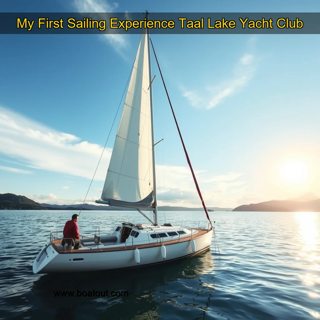 My First Sailing Experience  Taal Lake Yacht Club