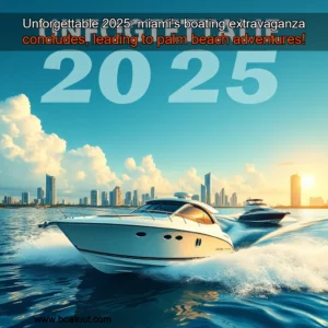 Artistic representation for Unforgettable 2025: miami's boating extravaganza concludes, leading to palm beach adventures!