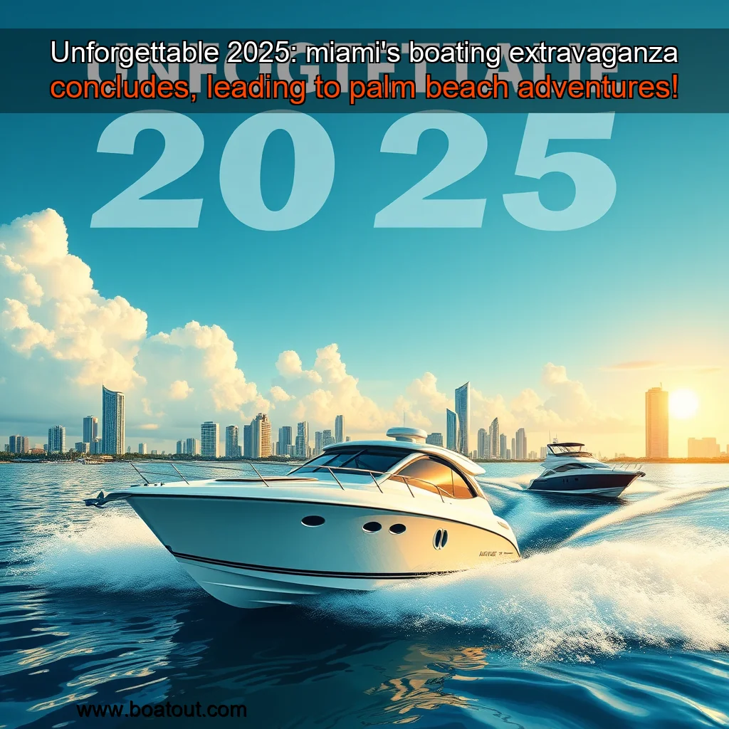 Unforgettable 2025: miami’s boating extravaganza concludes, leading to palm beach adventures!