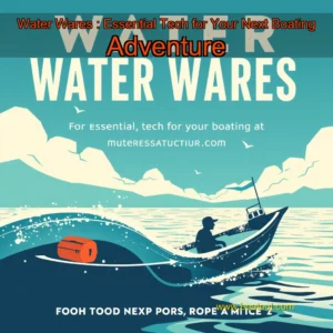 Artistic representation for Water Wares : Essential Tech for Your Next Boating Adventure