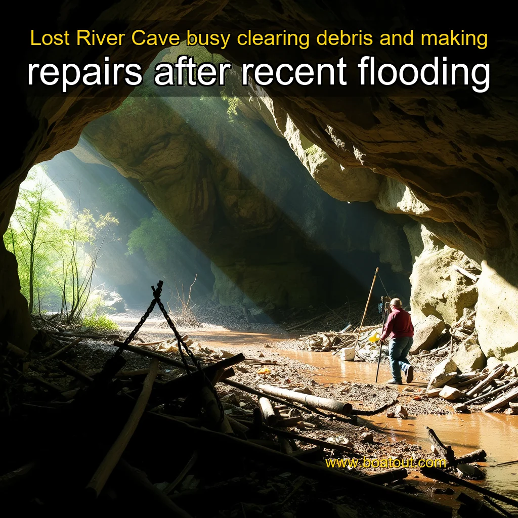 Lost River Cave busy clearing debris and making repairs after recent flooding