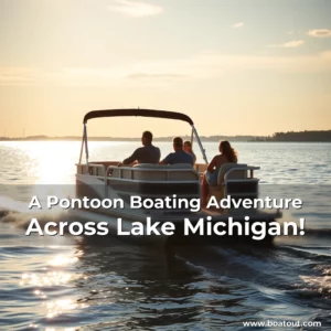 Artistic representation for A Pontoon Boating Adventure Across Lake Michigan!
