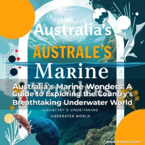 Artistic representation for Australia's Marine Wonders: A Guide to Exploring the Country's Breathtaking Underwater World