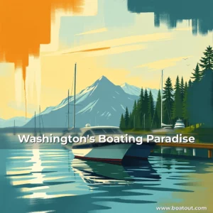 Artistic representation for Washington's Boating Paradise