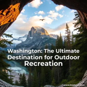 Artistic representation for Washington: The Ultimate Destination for Outdoor Recreation