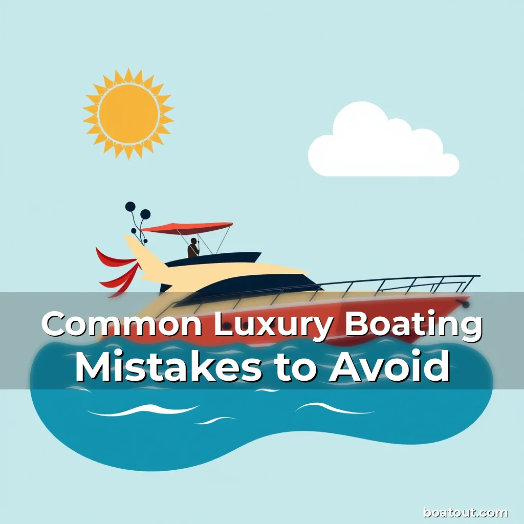 Common Luxury Boating Mistakes to Avoid