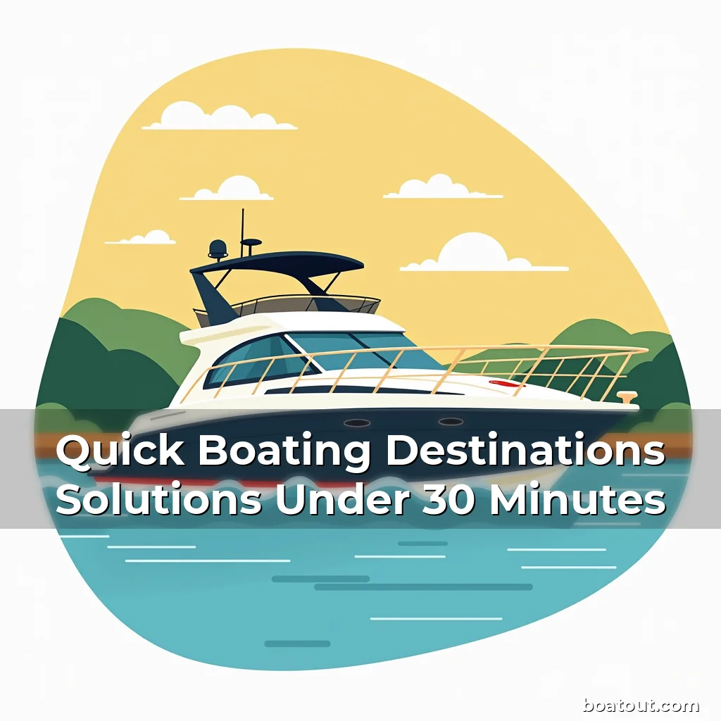 Quick Boating Destinations Solutions Under 30 Minutes