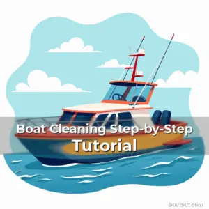 Artistic representation for Boat Cleaning Step-by-Step Tutorial