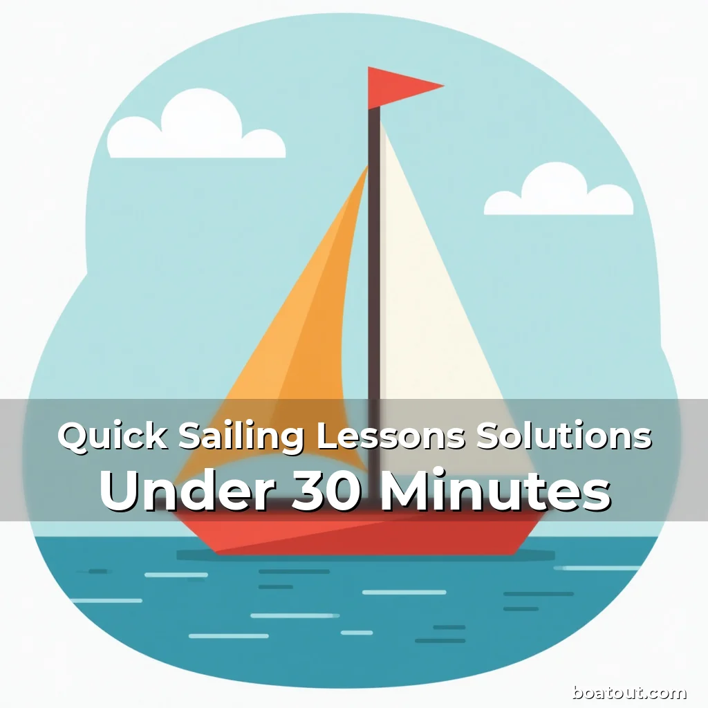 Quick Sailing Lessons Solutions Under 30 Minutes