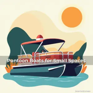 Artistic representation for Pontoon Boats for Small Spaces