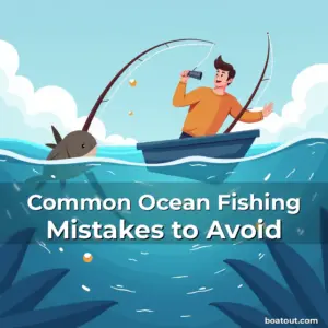 Artistic representation for Common Ocean Fishing Mistakes to Avoid