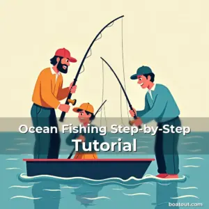 Artistic representation for Ocean Fishing Step-by-Step Tutorial