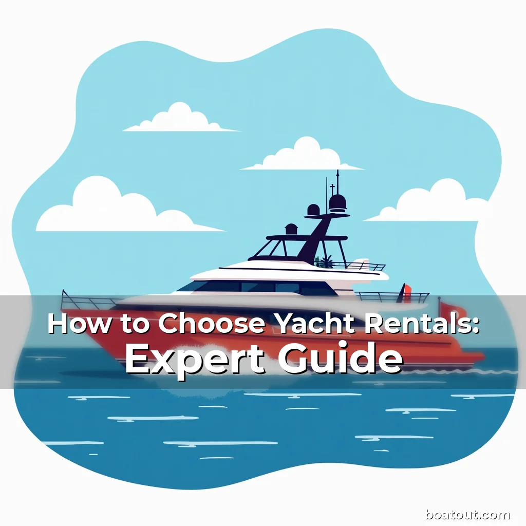 How to Choose Yacht Rentals: Expert Guide