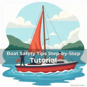 Artistic representation for Boat Safety Tips Step-by-Step Tutorial